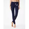 Ультраэластичные джеггинсы с металлической вышивкой flores marino, 18С-556ТСП, 170-90/XS, CONTE ELEGANT,  - 1