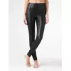 Моделирующие женские термолеггинсы с высокой посадкой из искусственной кожи bella conte royal black, , 170-94/S, CONTE ELEGANT, - 1