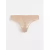 Бесшовные женские трусы «бразилиана» из хлопка с итальянским кружевом demure lbr 1280 skin, 20С-1255ТСП, 90/XS, CONTE ELEGANT,  - 3