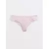Трусы женские «бразилиана» из хлопка с кружевом light day lbr 1275 light pink, 20С-1219ТСП, 90/XS, CONTE ELEGANT,  - 1