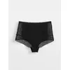 Трусы женские «бикини» из хлопка с итальянским кружевом demure lb 1277 black, 20С-1252ТСП, 90/XS, CONTE ELEGANT,  - 4