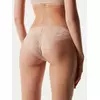 Трусы женские «бразилиана» из хлопка с итальянским кружевом demure lbr 1281 skin, 20С-1256ТСП, 90/XS, CONTE ELEGANT,  - 2