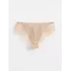 Трусы женские «бикини» из хлопка с итальянским кружевом demure lb 1278 skin, 20С-1253ТСП, 90/XS, CONTE ELEGANT,  - 2