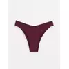 Трусы женские "бразилиана" с v-образной линией талии classic basic lbr 1348 bordo, 20С-1330ТСП, 90/XS, CONTE ELEGANT,  - 3