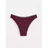 Трусы женские "бразилиана" с v-образной линией талии classic basic lbr 1348 bordo, 20С-1330ТСП, 90/XS, CONTE ELEGANT,  - 4