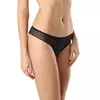 Трусы женские "танга" со средней линией талии vintage rp6072 черный, 20С-0018КСП, 90/XS, CONTE ELEGANT,  - 1
