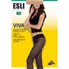 Колготки женские esli viva 40 new (с заниженной талией) nero, 8С-64СПЕ, 3, ESLI,  - 1