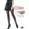 Колготки с сияющим рисунком «соты» conte silver nero, 20С-94СП, 5, CONTE ELEGANT,  - 1