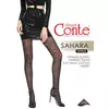 Колготки женские с анималистичным ажурным переплетением sahara nero, 21С-98СП, 4, CONTE ELEGANT,  - 1