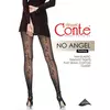 Колготки женские с заниженной талией и надписью «no angel» fantasy no angel nero, , 2, CONTE ELEGANT, - 4