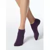 Носки женские хлопковые active (ультракороткие, pixels) 085 баклажан, 16С-62СП, 38-39 (25), CONTE ELEGANT,  - 1
