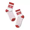 Носки женские conte comfort (махровые) 080 белый-красный, 7С-47СП, 36-37 (23), CONTE ELEGANT,  - 2