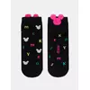 Короткие женские хлопковые носки с рисунками ©disney и пикотом-«язычком» 361 черный, , 36-39 (23-25), , - 5