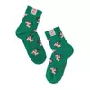 Новогодние женские носки conte new year 649 зеленый, 21С-73СП, 36-39 (23-25), CONTE ELEGANT,  - 3