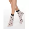 Тонкие женские носки fantasy с рисунком "сердечки" conte 19с-111сп panna, 19С-111СП, 36-39 (23-25), CONTE ELEGANT,  - 4