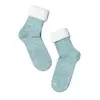 Носки женские полиамидные comfort (с отворотом) 000 бледно-бирюзовый, 17С-173СП, 38-39 (25), CONTE ELEGANT,  - 2