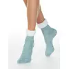 Носки женские полиамидные comfort (с отворотом) 000 бледно-бирюзовый, 17С-173СП, 38-39 (25), CONTE ELEGANT,  - 1