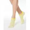 Носки женские хлопковые active (ультракороткие) 073 белый-желтый, , 36-37 (23), CONTE ELEGANT, - 1