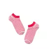 Носки женские хлопковые active (ультракороткие) 073 белый-малиновый, , 36-37 (23), CONTE ELEGANT, - 2
