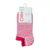Носки женские хлопковые active (ультракороткие) 073 белый-малиновый, , 36-37 (23), CONTE ELEGANT, - 3