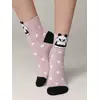 Хлопковые женские носки classic с пикотом «panda» 365 пепельно-розовый, 17С-183СП, 40-41 (27), CONTE ELEGANT,  - 2