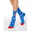 Носки женские удлиненные с рисунками ©marvel 177 синий, 19С-116СПМ, 36-39 (23-25), CONTE ELEGANT,  - 1