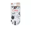 Носки женские хлопковые conte fantasy (короткие, печать) 330 белый, 21С-112/1СП, 36-39 (23-25), CONTE ELEGANT,  - 4
