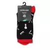 Носки мужские diwari happy с рисунками 132 черный, 17С-151СП, 40-41 (25), DIWARI,  - 2