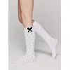Гольфы детские в точку с декоративным бантом evie bianco, 20С-116СП, 18, CONTE ELEGANT,  - 1