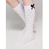 Гольфы детские в точку с декоративным бантом evie bianco, 20С-116СП, 18, CONTE ELEGANT,  - 2