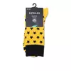 Хлопковые мужские носки happy с рисунком «звезды» 137 желтый, 20С-37СП, 42-43 (27), DIWARI,  - 3