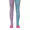 Колготки детские tip-top (весёлые ножки) 355 бирюза-розовый, 14С-79СП, 92-98 (14), CONTE-KIDS,  - 1
