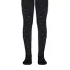 Колготки детские хлопковые conte-kids tip-top с люрексом 547 черный, 19С-36СП, 140-146 (22), CONTE-KIDS,  - 1