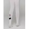 Колготки детские из микрофибры с рисунком и декором pretty bianco, 21С-87СП, 116-122, CONTE ELEGANT,  - 3