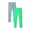 Комплект 2-х предметный для девочки (легинсы+легинсы) dilly denim-green, 17С-422ДТСП, 104,110-56, CONTE-KIDS,  - 1