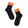 Махровые носки с отворотом sof-tiki 227 темно-синий-оранжевый, , 20, CONTE-KIDS, - 1