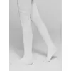 Белые детские колготки с ажурным цветочным рисунком ketty bianco, 20С-111СП, 116-122, CONTE ELEGANT,  - 2