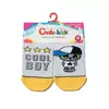 Хлопковые детские носки conte-kids "веселые ножки" 465 светло-серый, 17С-10СП, 12, CONTE-KIDS,  - 2