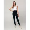 Леггинсы женские на молнии vicky с завышенной посадкой black, , 170-102/L, CONTE ELEGANT, - 1
