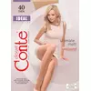 Колготки женские с эффектом пудры ideal 40 bronz, 16С-30СП, 2, CONTE ELEGANT,  - 2