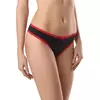 Трусы женские "стринг" lazy days conte lst 1004 (в коробке) black-red, 18С-792ТСП, 94/S, CONTE ELEGANT,  - 1
