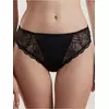 Трусы женские «слип» со средней линией талии aura rp3080 черный, 19С-0017КСП, 114/3XL, CONTE ELEGANT,  - 1