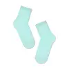 Женские однотонные носки из пряжи с вискозой и кашемиром comfort 000 бледно-бирюзовый, 20С-67СП, 38-39 (25), CONTE ELEGANT,  - 2