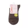 Женские однотонные носки из пряжи с вискозой и кашемиром comfort 000 какао, 20С-67СП, 36-37 (23), CONTE ELEGANT,  - 3