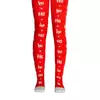 Детские новогодние колготки с помпоном «santa claus» conte-kids 556 красный, 19С-95/1СП, 104-110 (16), CONTE-KIDS,  - 1