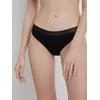 Трусы женские «бразилиана» из хлопка с ажурной тесьмой poetic lbr 1535 black, 21С-1529ТСП, 98/M, CONTE ELEGANT,  - 1