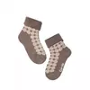 Теплые махровые детские носки sof-tiki (с отворотом) 222 кофейный, 6С-19СП, 16, CONTE-KIDS,  - 1