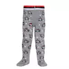 Новогодние детские колготки «xmas panda» conte-kids 554 серый, 19С-95/1СП, 62-74 (12), CONTE-KIDS,  - 2