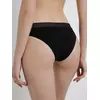Трусы женские «бикини» из хлопка с ажурной тесьмой poetic lb 1528 black, 21С-1522ТСП, 90/XS, CONTE ELEGANT,  - 2