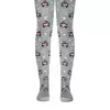 Новогодние детские колготки «xmas panda» conte-kids 554 серый, 19С-95/1СП, 62-74 (12), CONTE-KIDS,  - 1